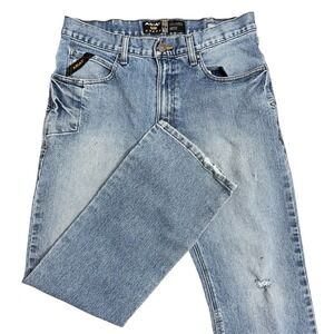 Ariat Rebar M4 relaxed boot cut jeans men's 32x32 blue cowboy western rodeo barn